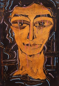 Akram Dost Baloch, 8 x 12 inch, Oil on Canvas, Figurative Painting, AC-ADB-050